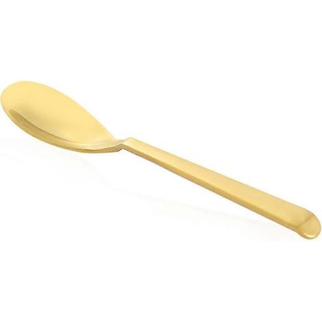 Cuillère en acier inoxydable pour le thé, la crème glacée et les desserts. Vaisselle de table. Appareil de cuisine. F RBE (1/5)