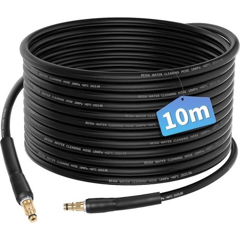 10M Flexible Tuyau pour Kärcher K2 K3 K4 K5 K6 K7 Nettoyeur Haute Pression Accessoires Rallonge Tuyau de Rechange Pièces Détachées Tuyau D'extension avec Connecteur Rapide Poignée (1/5)
