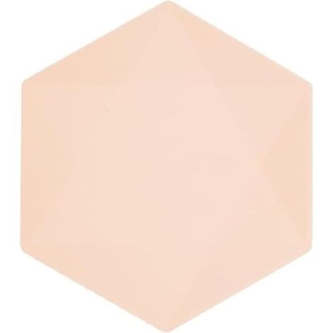 Assiette Vert Décor, 6 pièces, 26,1 x 22,6 cm, Vaisselle de fête en matières premières Rapidement renouvelables, pour Les Anniversaires, Les barbecues, Les jubilés, etc. (1/5)