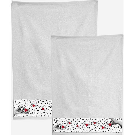 Coppia asciugamani bagno in cotone Loving Amore Volante (1/2)