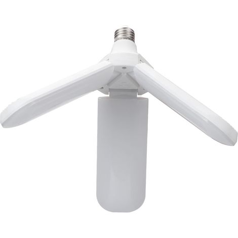 Lampe LED pliable 34W E27 185-265V super lumineuse 3 pales ventilateur pour garage atelier maison lumière verte (1/5)