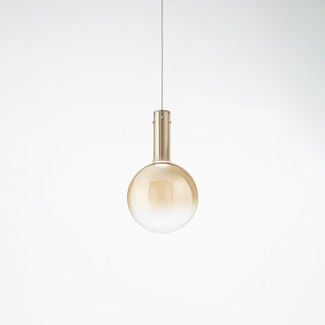 Vetro Ambra Trasparente Serie Ampolla D25Cm Con Cavo 200Cm