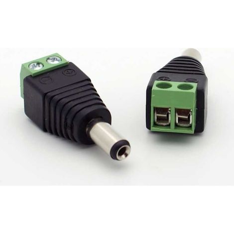Enchufe DC 2.5/5.5 con conector rápido
