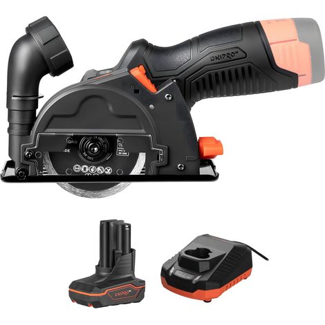 Dnipro-M Mini Amoladora Inalámbrica 12V Brushless CT-12BC, Disco 76mm, 20000 RPM, Metal y Madera, Batería 4Ah + Cargador – CT-12BC (1/5)