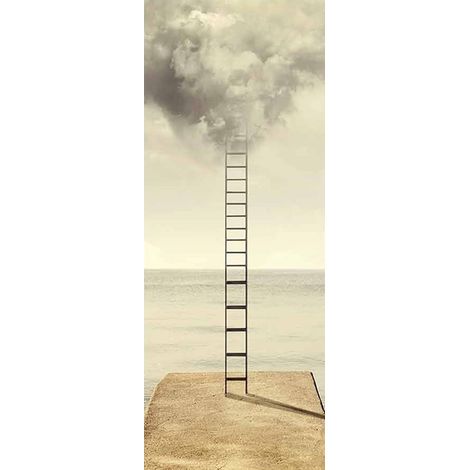 Selbstklebende Türfolie – PVC – Wiederablösbar – Klebefolie – Türposter – Wandbild – Für Schlafzimmer, Wohnzimmer und Flur – Selbstklebende Tapete – 200 x 77 cm (1/5)