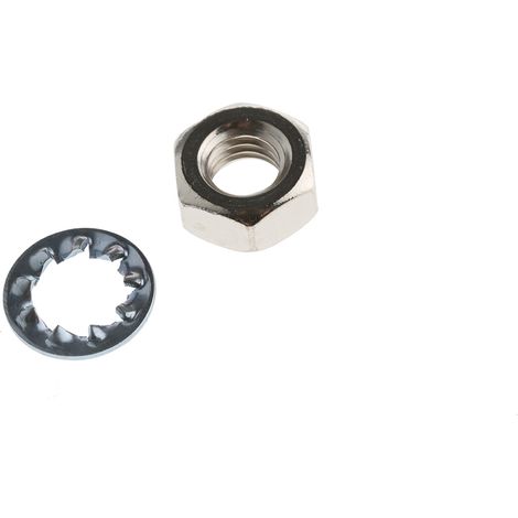 Ecrou et rondelles en Laiton, Acier, M6 ( Prix pour 1 Kit )