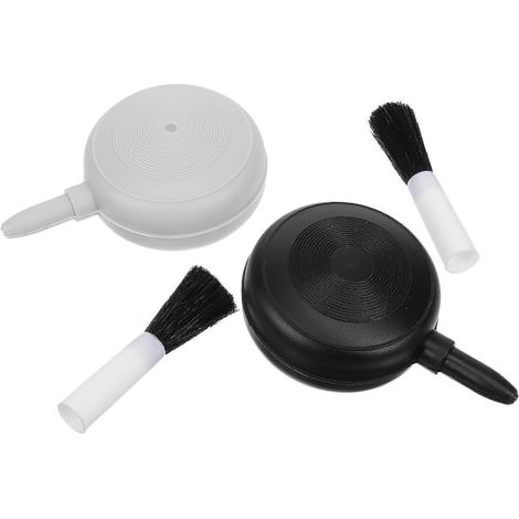 Souffleur d'air et brosse pour la maison, 2 pièces, outil de nettoyage de poussière en plastique (1/5)
