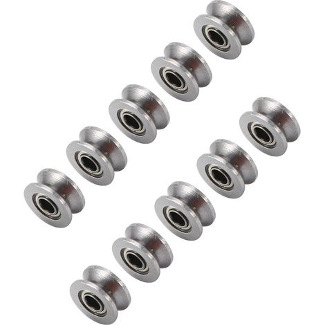 Roulement à gorge en U acier au carbone U624ZZ 4x13x7 mm double (1/4)