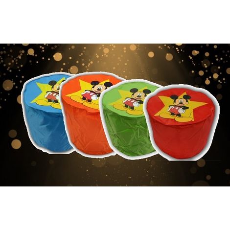 Pouf / Housse enfant Mickey Mouse Orange - Pouf (1/4)