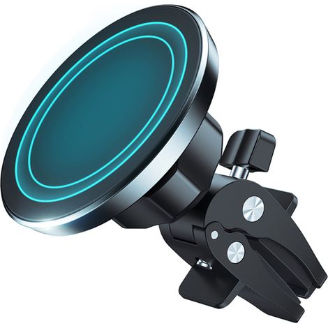 Crong Carclip Magnetic – MagSafe magnetische Autohalterung (schwarz) (1/5)