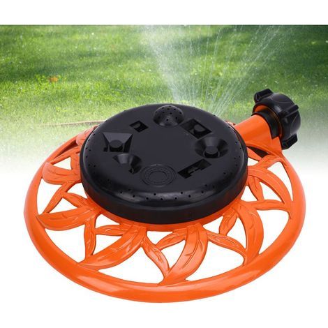 Arroseur de Pelouse avec Base Métallique Décorative – 8 Motifs Stationnaire – pour Jardin Cour Style Européen (1/5)