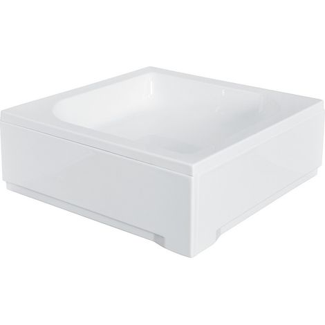 Plato de ducha ARES cuadrado 70x70/80x80/90x90 cm blanco - Dimensiones: 90  90 cm (1/4)