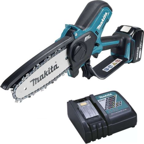 Makita - Tronçonneuse d’élagage sans fil 18V, 15 cm, 1x batterie 5,0 Ah Li-ion LXT, chargeur DUC150RT01