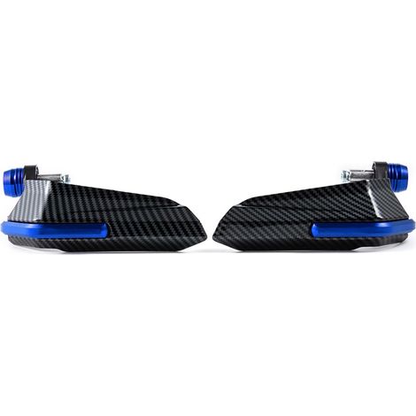 Protège Main Moto 22 mm Protège-Mains de Guidon de Moto Cross Bleu (1/5)