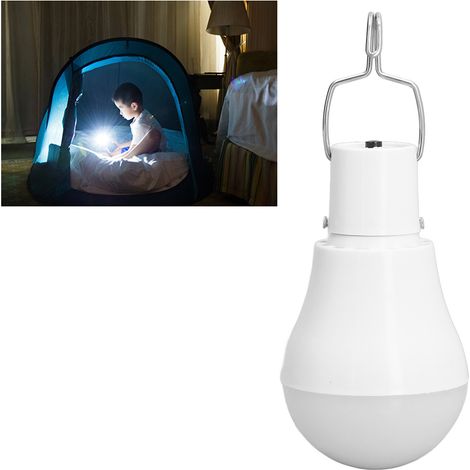 Ampoules LED à économie d'énergie, ampoules solaires USB, ampoules de secours pour le camping en cas de panne de courant, ampoules pour vendeurs ambulants (1/5)