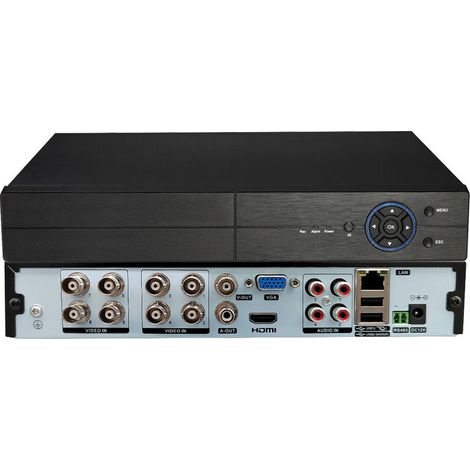 Enregistreur vidéo numérique 8 canaux AHD/analogique/TVI/CVI/ DVR CCTV DVR P2P surveillance téléphonique à distance pour le système de surveillance de sécurité du bureau à domicile (pas de disque dur) (1/5)