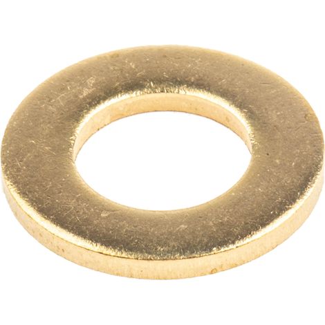 Rondelle plate, M10, Laiton, 10.5mm x 20mm ( Prix pour Sachet de 100 ) (1/3)