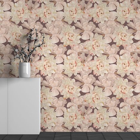 Papier peint panoramique - Motif Fleurs - 130 cm x 81 cm (1/3)