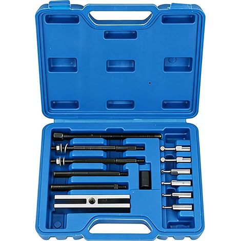 Kit de retrait de roulements 13 pièces – Acier noircis pour protection corrosion – Pour roulements ISO 6004-6010 – étui moulé inclus (1/5)