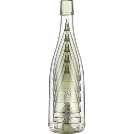 Verres A Vin - Verres A Champagne En Ps - Pour Pique-Nique Camping Fête - Contenant De Rangement Intégré - Lot De 5 - 189 Ml (1/3)