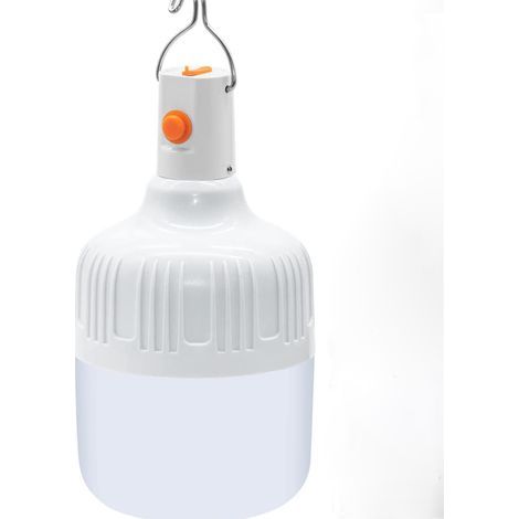 Lampe de camping LED rechargeable avec suspension et câble USB Lampe de tente rechargeable portable 500 lumens pour camping, terrasse, jardin, barbecue (1/5)