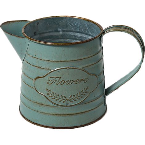 Vase En Métal - Pitcher Style - Pour Fleurs Fraîches Ou Artificielles - Décoration Intérieure - 1 Pièce (1/5)