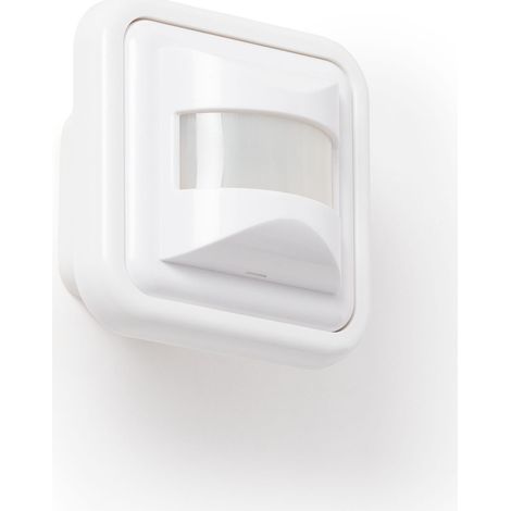 Sensor de Movimiento PIR Crepuscular 160º para Mecanismo de Pared Blanco