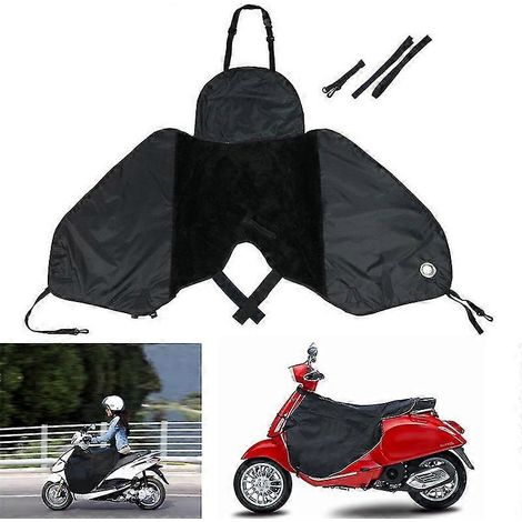 Couvre-jambes universel pour motos et scooters, protection contre la pluie, le vent et le froid, couverture chauffante pour genoux, compatible avec Honda et Peugeot. (1/5)