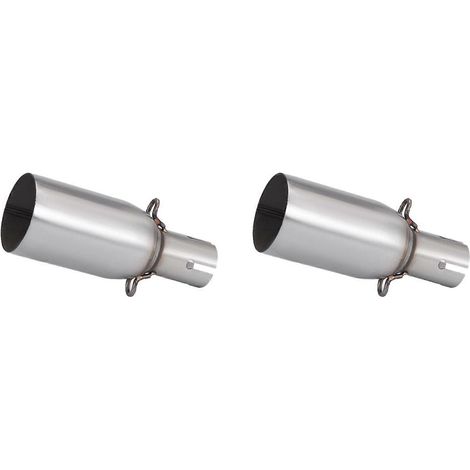 Adaptateur 2X Section Intermédiaire de Tuyau d'Échappement Moto 28 mm 51 mm : Installation non destructive de la section d'échappement (1/5)