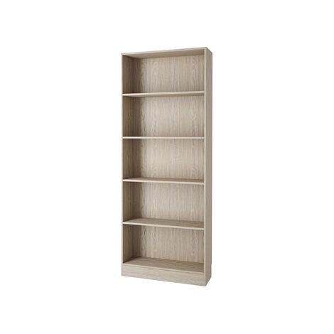 Biblioteca - Estantería Marrón Roble 79x27x203h cm (1/2)