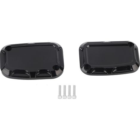 Frein avant de moto Réservoir d'huile Bouchon Couvercle Cylindre Compatible VRSCF VRSCA VRSCD Noir (1/5)