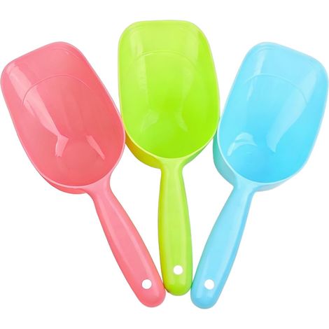 3 Pcs Plastic Food Scoop Candy Color Random Color (1/5)
