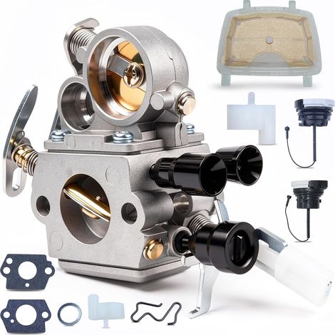 Kit d'accélération de carburateur pour tronçonneuse Stihl MS171 MS181 MS211 MS211C, 1139 120 0619/1139 1207 100/1139 1200 612, remplacement pour Zama C1Q-S269 (1/5)