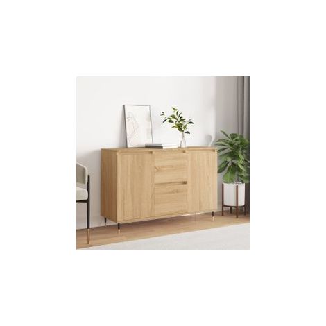 Buffet chêne sonoma 104x35x70 bois d'ingénierie (1/5)
