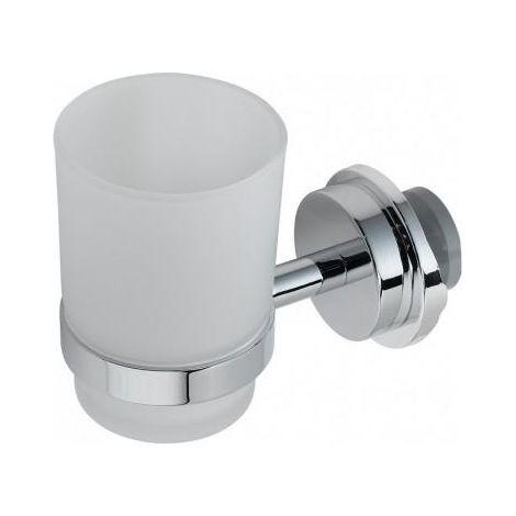 Portavasos Thermor moderno cromo vidrio esmerilado
