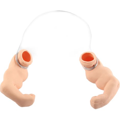 Hühnerdekoration mit lustigen Armen, dekoratives Spielzeug für Geflügel, lustiges Accessoire für den Hühnerstall, originelle Dekoration für Hühner, Set komischer Dekorationen. (1/5)