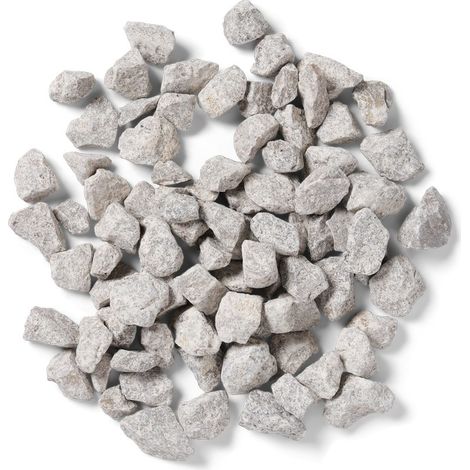 Dove Grey Bulk Bag 850 kg Chippings - 10-20 mm Grey Coloured Limestone - L100 x W100 x H80 cm