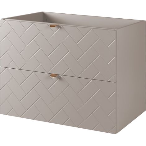 Meuble de salle de bain, Noir Mat, 120 × 57 × 46 cm, poignées dorées (1/5)