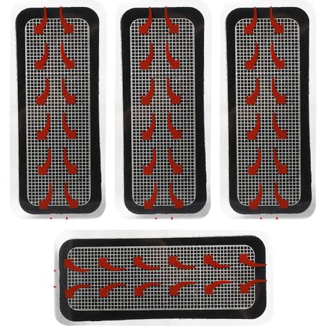 Gel d’électrode Électrodes coussinets corporels pour Abdominal Toning Ceintures Tampons de remplacement Coussinets en gel à trois couches (4 Pack) (1/5)