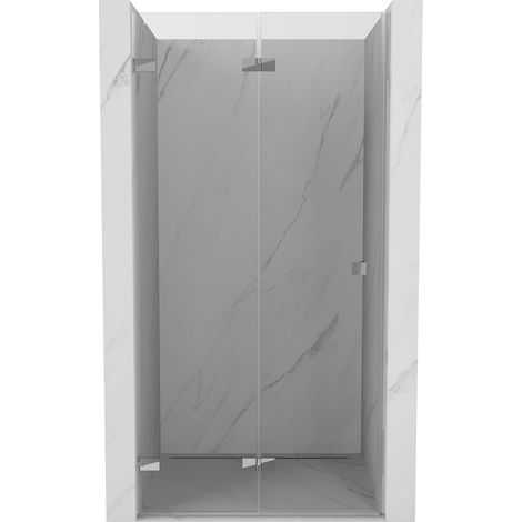 Mexen Lunar-F puerta de ducha plegable izquierda 85 cm, transparente, cromo - 836-085-000-01-00-L (1/5)