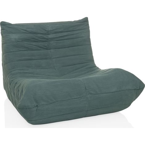 Sitzsack / Bodensofa Sitzolo Cord Stoff taubenblau hjh LIVING (1/5)