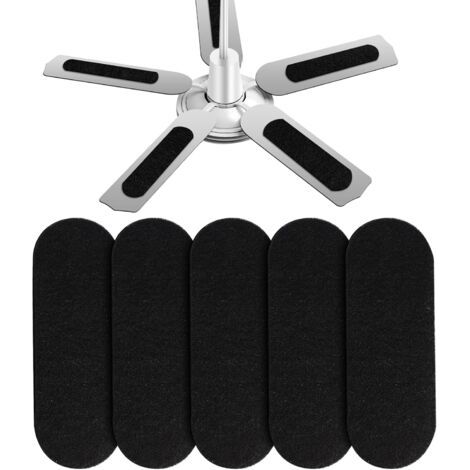QORVA-5 Pièces de Filtres de Ventilateur de Plafond, Filtres à Air à Charbon Actif Tampons de Purificateur d'Air de Ventilateur de Plafond pour le Bureau à Domicile Éliminent les Odeurs et la Poussièr