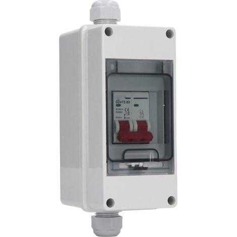 Interrupteur de charge photovoltaïque DC500, interrupteur extérieur dédié, interrupteur d'isolement photovoltaïque IP65, 63 A (1/5)