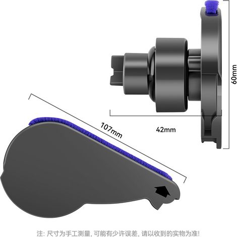 Reparatur von Zubehör für Dyson Staubsauger V6, V7, V8, V10 und V11: Direktantrieb-Softbürstenkopf, Düsenseitenabdeckung (1/4)