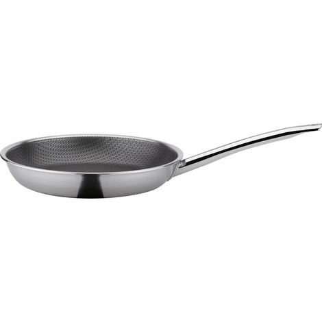 Padella antiaderente Spring Vulcano Cut Resist Pure, diametro 24 cm, acciaio inox 18/0 (1/5)