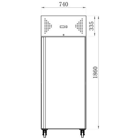 Armoire Pâtissière Négative - 650 L - AFI Collin Lucy (1/2)