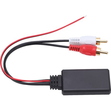 Autoradio Bluetooth 5.0 Adaptateur RCA 2 Sorties Câble Audio AUX Sans Fil Remplacement pour Kenwood Clarion (1/5)