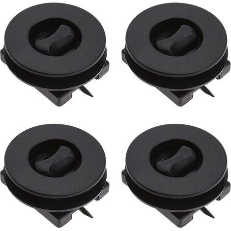 4pcs Tapis de Voiture Retenue Anti-dérapant Boucle Torsion Clip en Plastique Fixation Montage Double Couche Pinces Supports