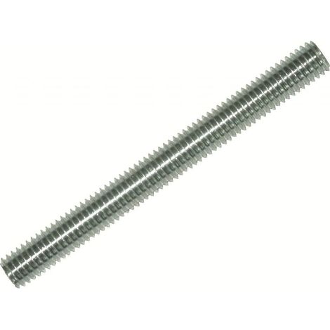 Vis Express – Tige filetée M6 1 mètre – Acier zingué – Filetage métrique pas standard – Norme DIN975