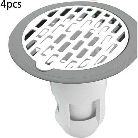 GROOFOO Clapet anti-retour pour évier de douche - Noyau de canal - Anti-odeurs - Pour cuisine, salle de bain - Clapet anti-retour pour tuyaux de salle de bain - Joint d'évacuation de sol (4) (1/5)